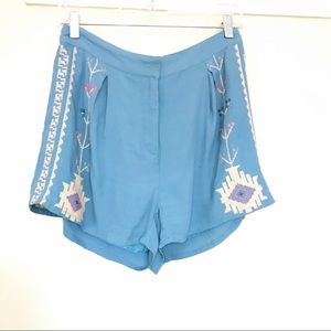 Embroidered Shorts by Moon Collection